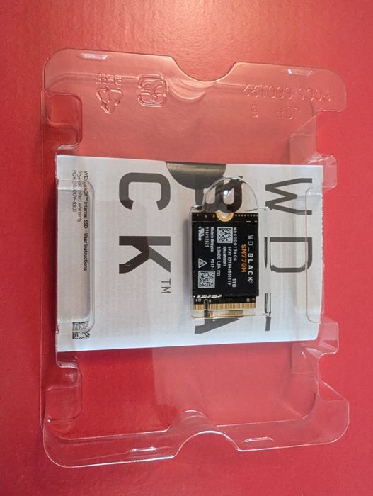 НОВ | WD Black SN770M 1TB | NVMe SSD диск Gen4 | M.2 2230 за PC, лаптоп или преносима конзола | безплатен адаптер за M.2 2280 | скорост до 5150 MB/s