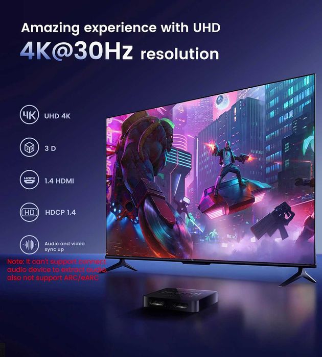 Avedio Links - HDMI сплитер 1 вход 2 4K изход