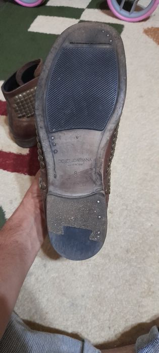 Кожаные ботинки Dolce Gabbana