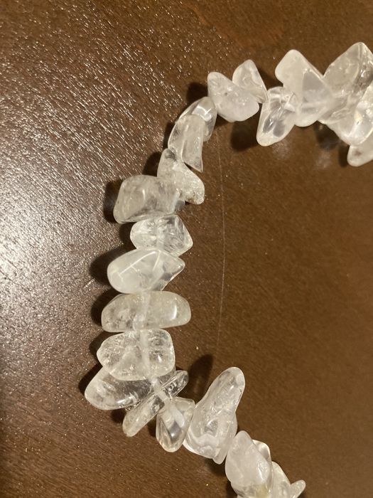 Colier din pietre semiprețioase, Handmade, Quartz