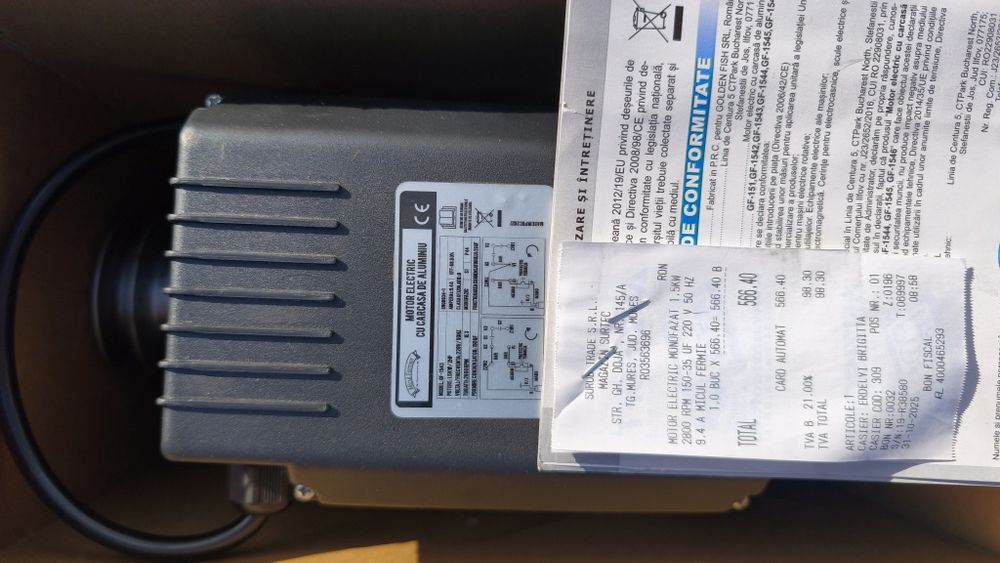 Motor electric 1.5 kw