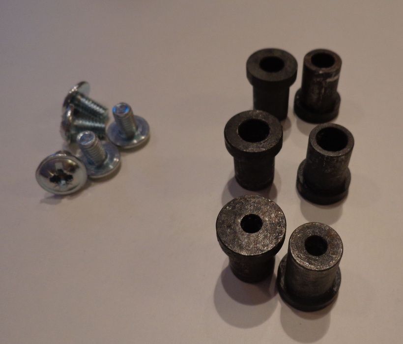 Sablon mobila liniar aluminiu L=300mm bucse calite 2x 4.5 , 7, 8 mm