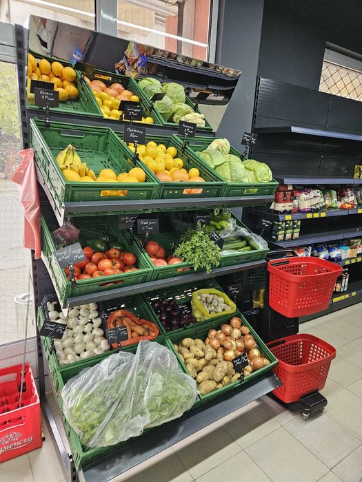 Стелаж за плодове и зеленчуци L=1,25m