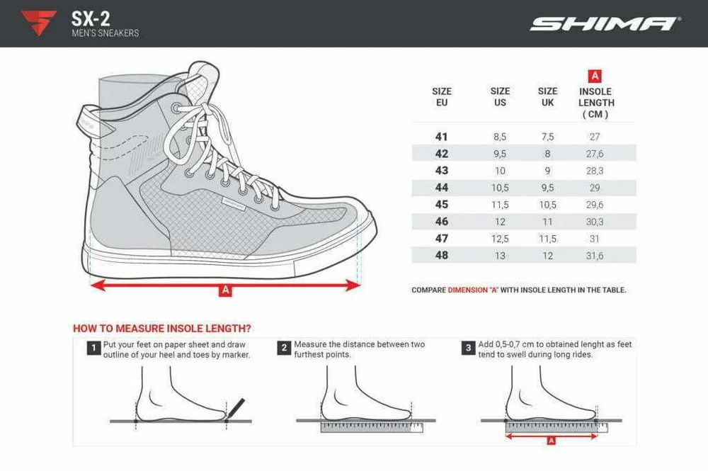 Мъжки  мото обувки кецове маратонки за мотор SHIMA SX-2