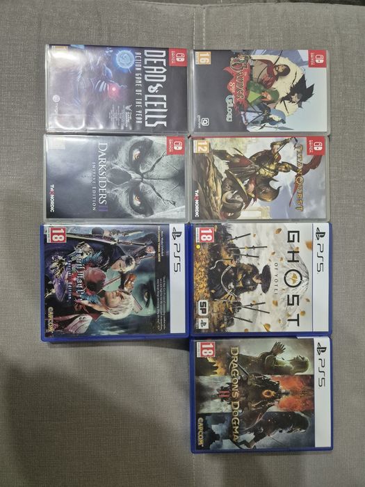 игры nintendo switch, игры ps5