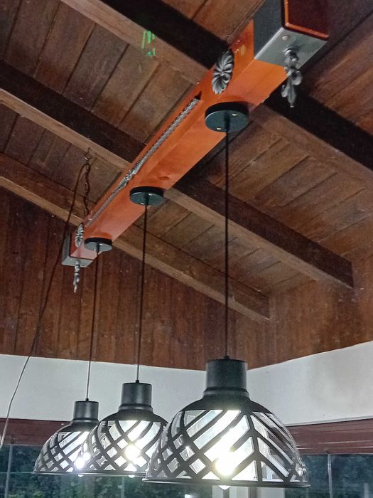 Lustre rustice vintage