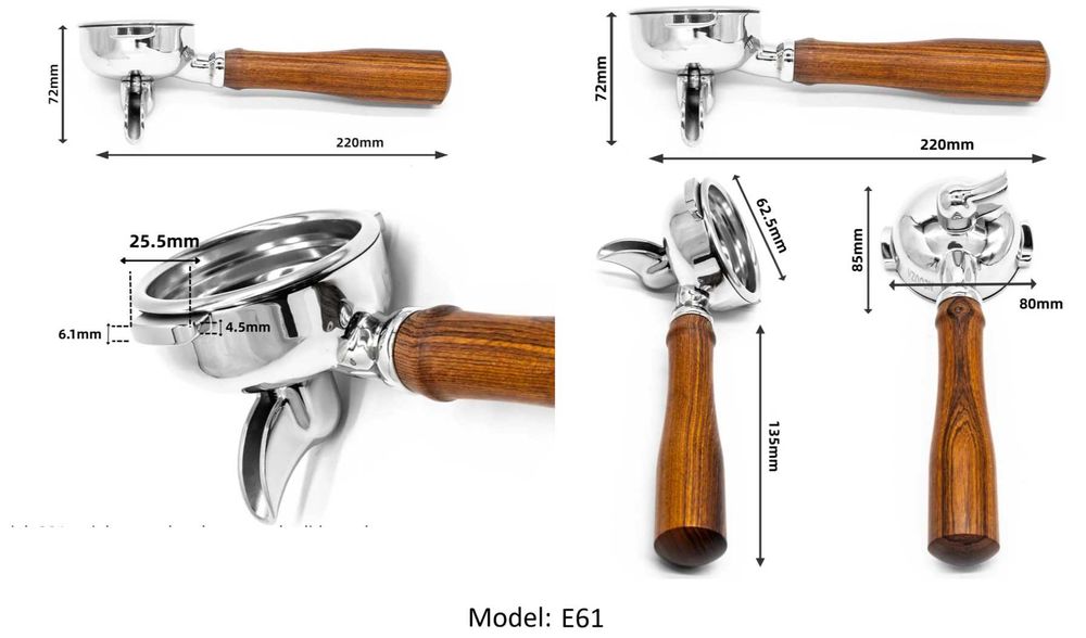 Ръкохватка портафилтър за Delonghi и много други кафемашини