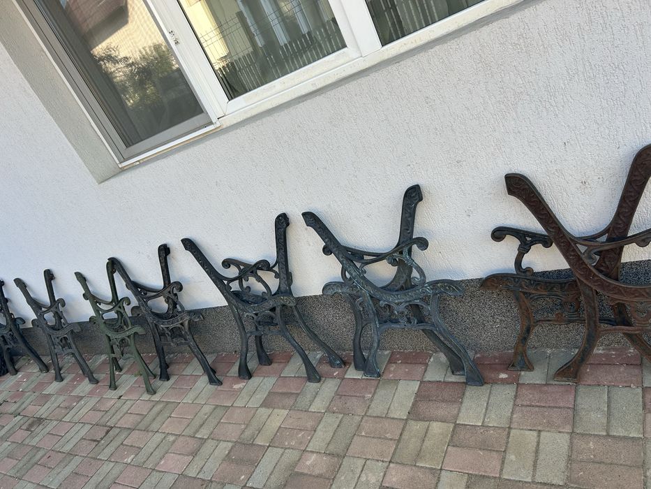 Picioare banca de gradina din fonta!