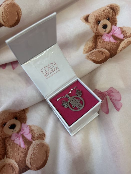 Сребърнен комплект и герданче с бухал