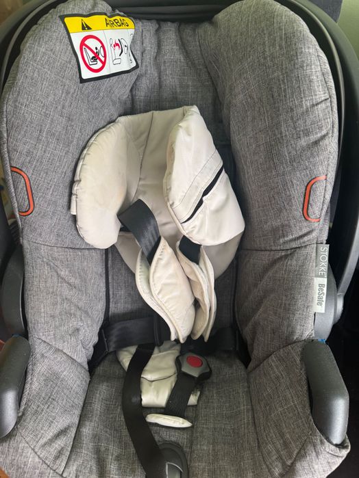 Мулти пак Stokke ( количка, Be safe столче за кола, зимни и летни комплекти, чанта за количка, приставка за Tripp Trapp, колан за Tripp Trapp, раница.