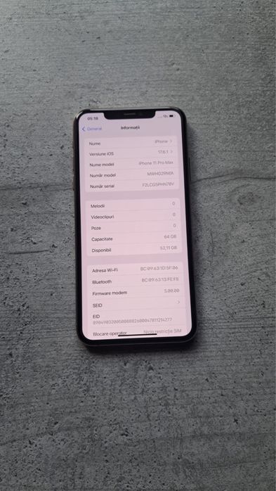 Vand iPhone 11 Pro Max