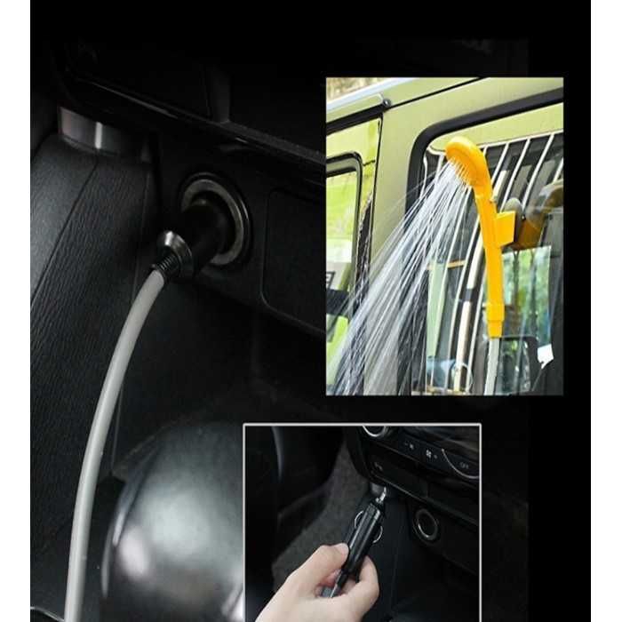 Портативен къмпинг душ Automat, С помпа, За МПС, 12V