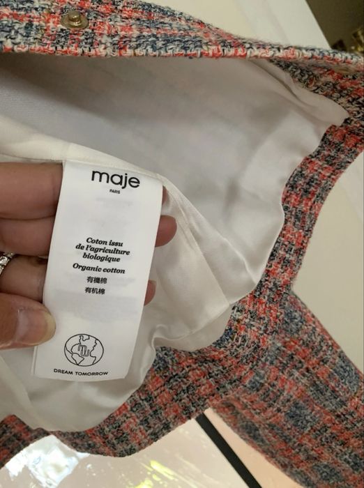 Sacou MAJE Paris original tweed