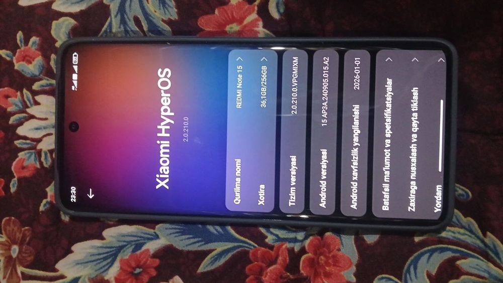 Redmi note 15 256gb