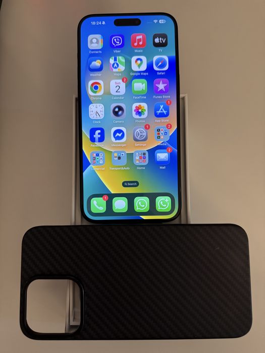 Apple iPhone 15 Pro Max, IMPECABIL, Neverlocked, 512GB, Blue Titanium