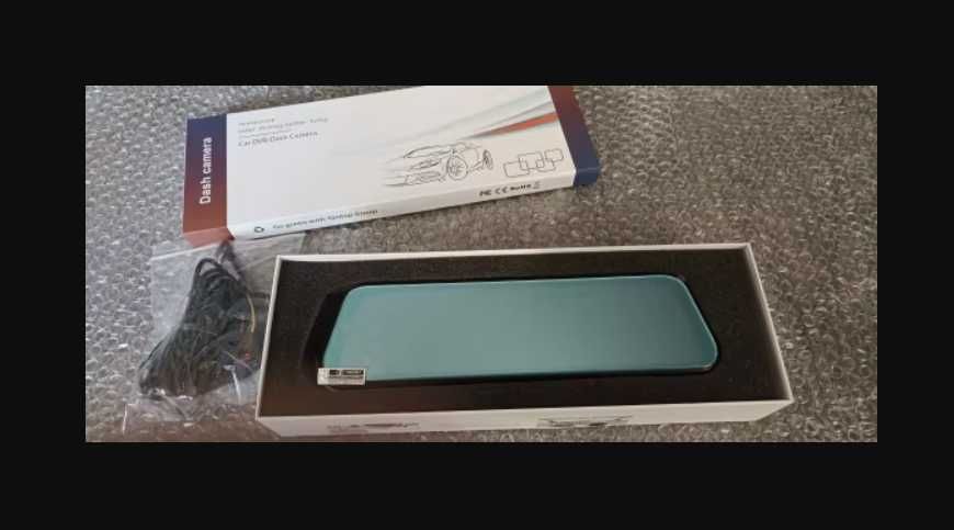 Camera DVR Fata-Spate Pentru Monitorizare Trafic Full HD Ecran 12”