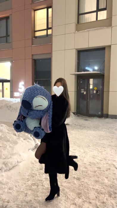 Большой мягкий плюшевый Стич, новый