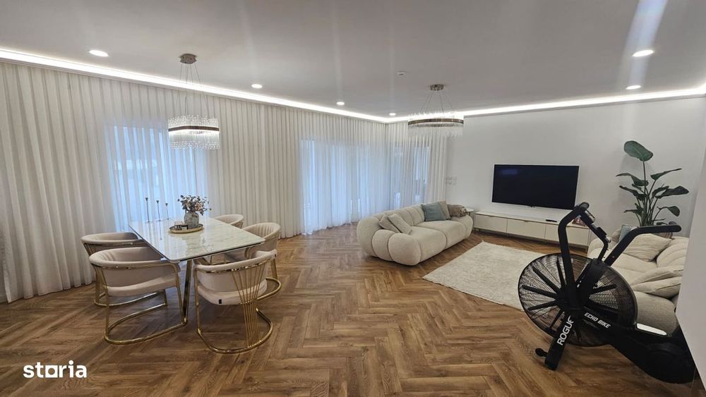 Casă modernă parter | stil minimalist - complet mobilată și utilată