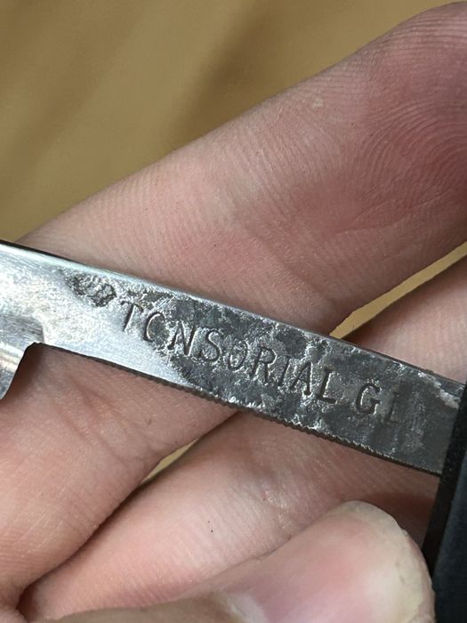 Античен немски прав бръснач Paul Springer PASCHA (около 1900-1930)