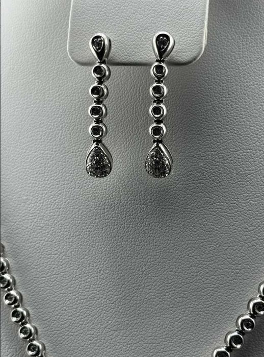 Комплект Damiani с бриллиантами- Колье и серьги