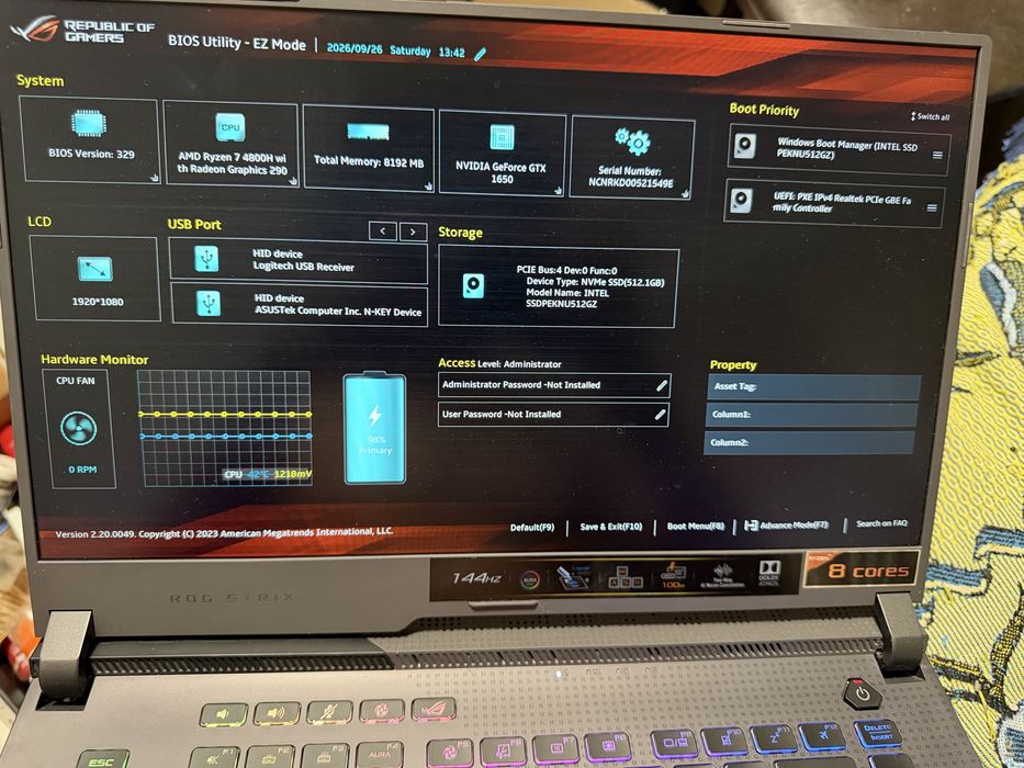 ASUS Rog Strix g513