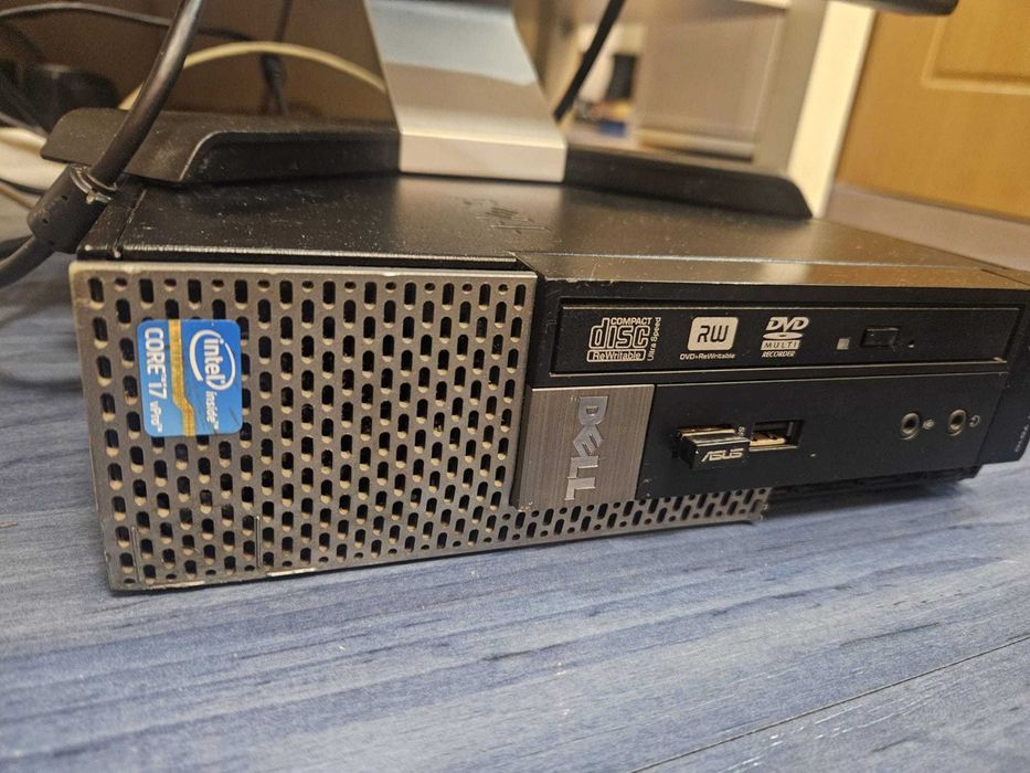 Desktop Dell I7 3770S 4.0GHz 8gb Ram SSD256 HD4000+MonitorHD+Windows11