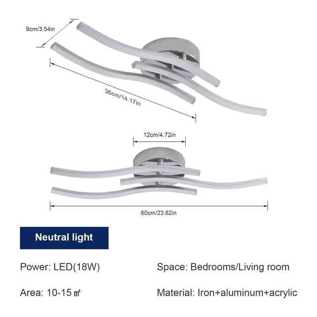 Lampă de tavan modernă Comely