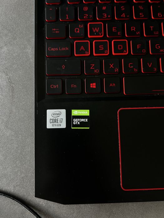 Acer Nitro 5 AN515-55 | i7-10750H | GTX 1650 Ti | Като нов + Acer Gaming Mouse