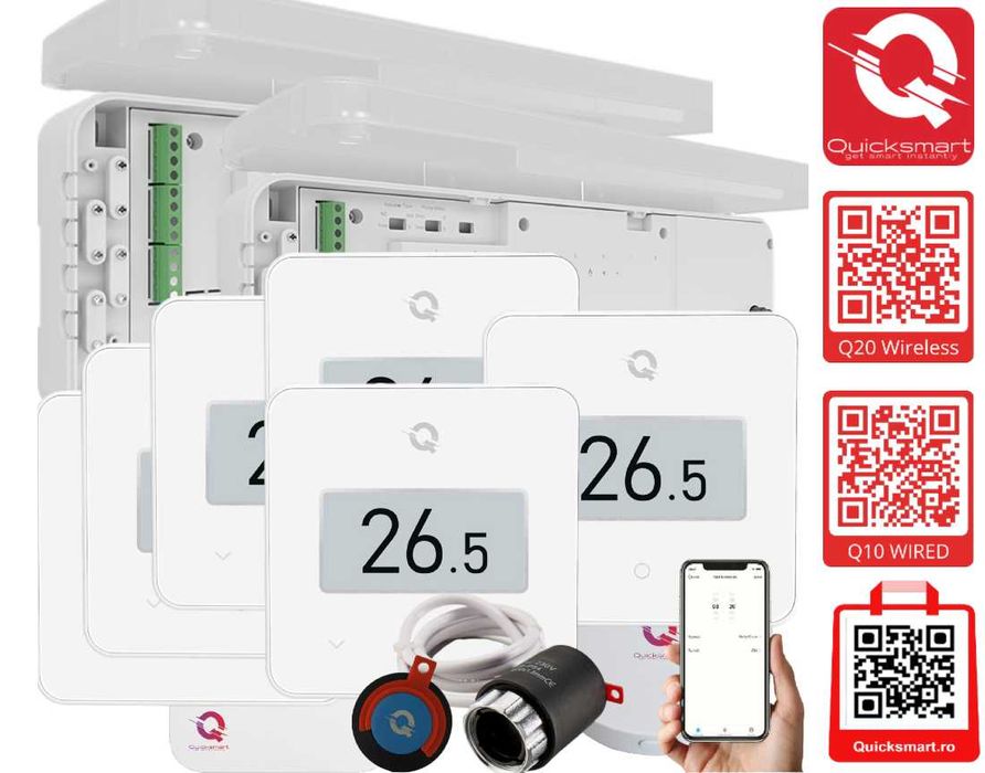 Sistem smart automatizare încălzire – control din telefon