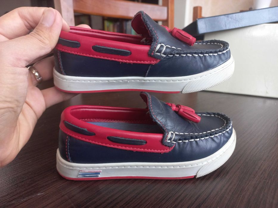 Кожаные мокасины 26 р-р