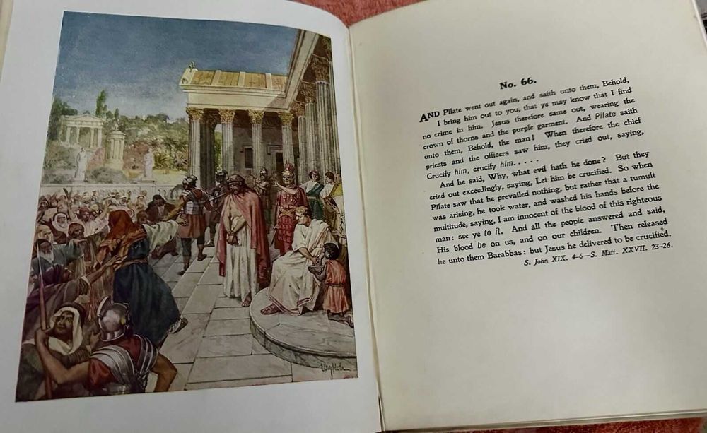 Carte The Life of Jesus of Nazareth , 1908, engleza, 80 poze Biblie