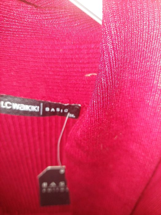 Cardigan nou de femei rosu 3xl TRANSPORT GRATUIT nou cu eticheta