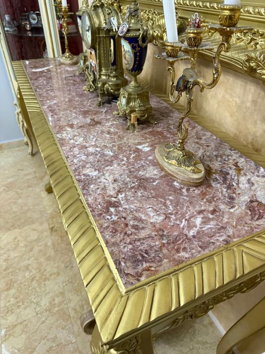 Consola cu oglinda / vitrina / masa stil baroc venetian