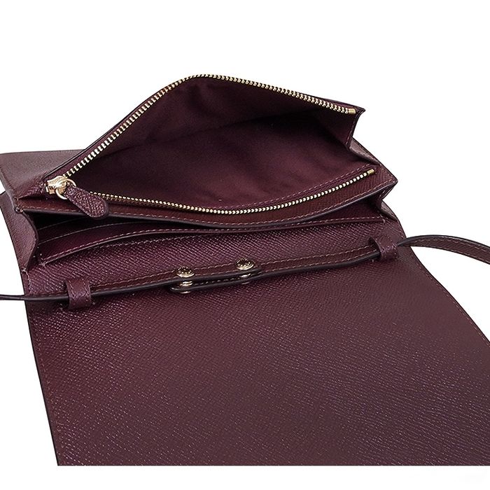 малка чанта Coach бордо