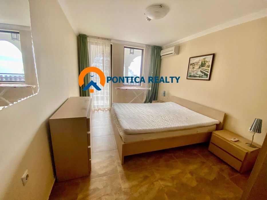 Двустаен на първа линия гледка море в Свети Влас- Манастира