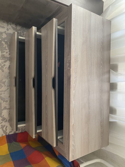 Комод из МДФ Серый