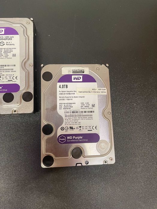 Hdd 4 Tb WD Purple , WD40PURZ, 100 % health, garantie 6 luni