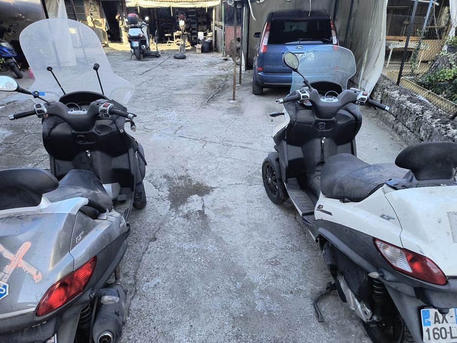 Piaggio mp3 300cc,Peugeot satelis 125,speedfight 2 v-clic на части
