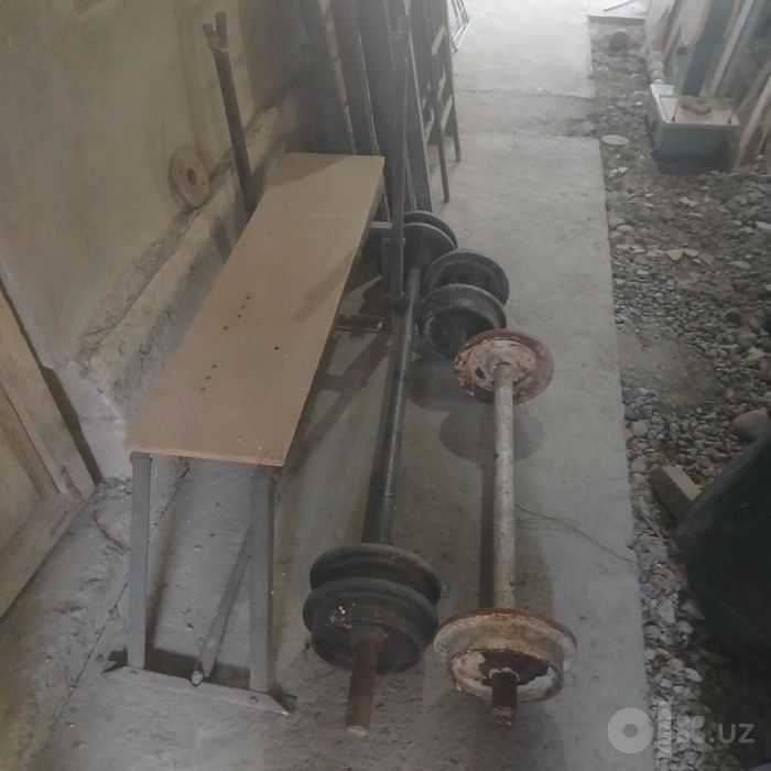 Вагонетки штанги и гантели