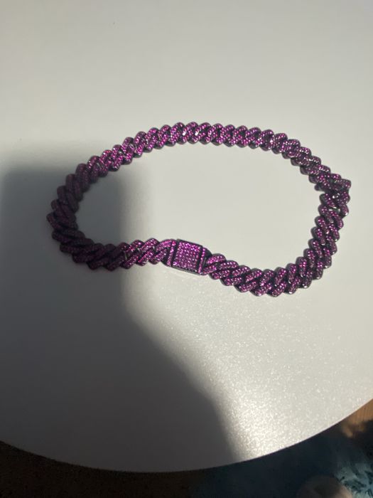 Нов ланец цвят сребарно лилав става и за момче и за момиче