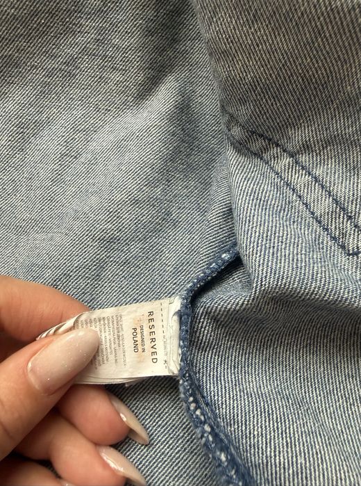 Дънкова риза reserved  7-8 -9 г.