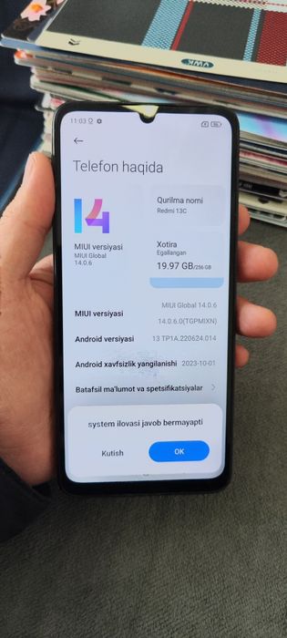 Redmi 13C.  8 256gb