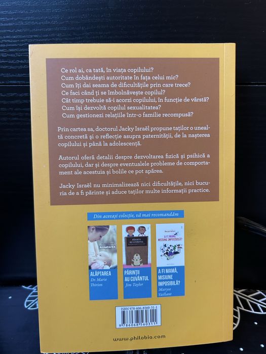 Tata si copilul de Israel Jacky. Carte parenting, noua