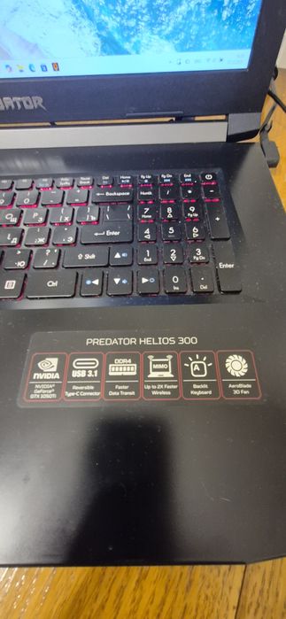 Ноутбук Acer predator helios 300