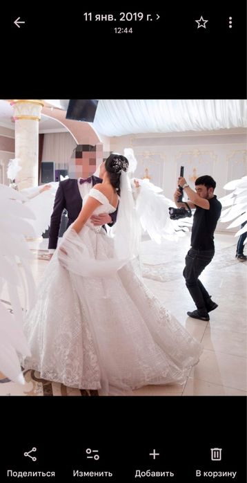 Продам шикарное свадебное платье