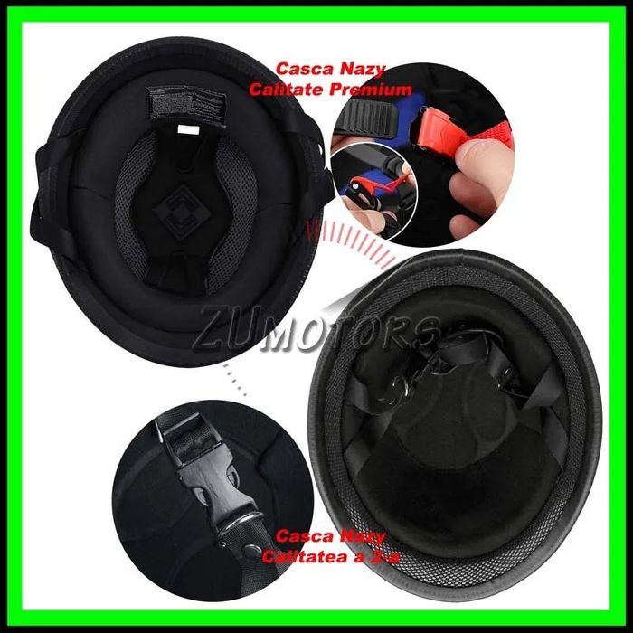 Casca moto Chopper Nazy WW2 Nazist German - PREMIUM - M, L, XL