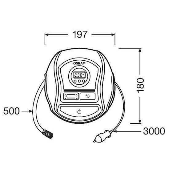 Дигитален компресор за гуми, OSRAM Tyreinflate 450