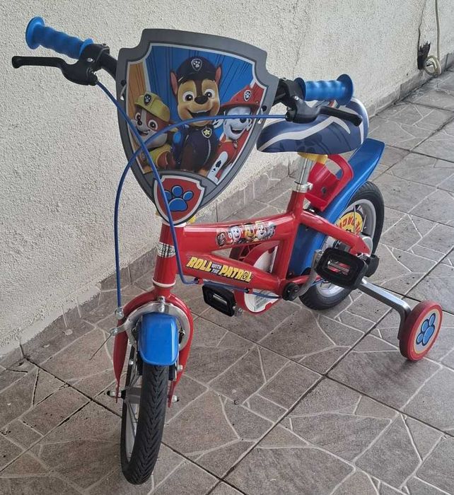 Bicicleta Paw Patrol pentru copii
