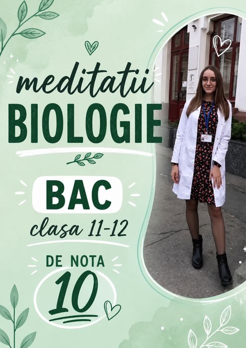 Meditatii Anatomie & Fiziologie pt Facultatea de Medicina si BAC clasele 11-12
