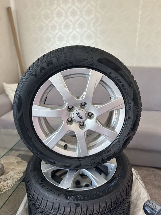 Set jante 5X112 Cauciucuricuri 205/55  R16  iarnă Dot 2024